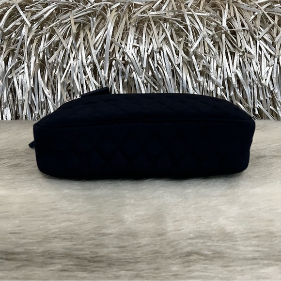 VERA BRADLEY Classic Navy Microfiber Travel Medicine Cosmetic Case Quilted - Picture 9 of 13